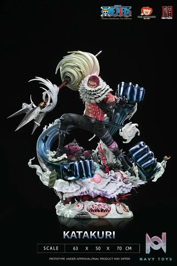 JIMEI PALACE Studio - One Piece Katakuri (Licensed) resin statue Navy Toys anime figure