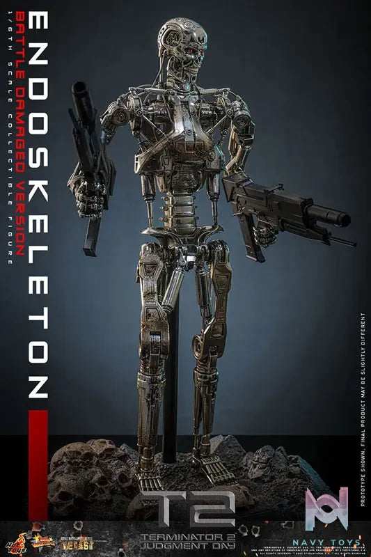 HOTTOYS – Movie Masterpiece DIECAST 1/6 Endoskeleton (Battle Damage) MMS840D77 (Licensed)