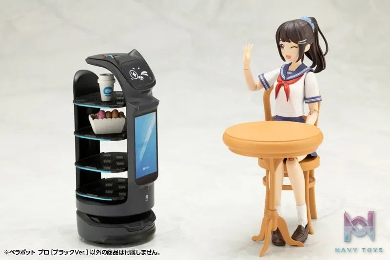 Kotobukiya – PUDU BellaBot Pro White Ver. & Black Ver. Plastic Model (Licensed)