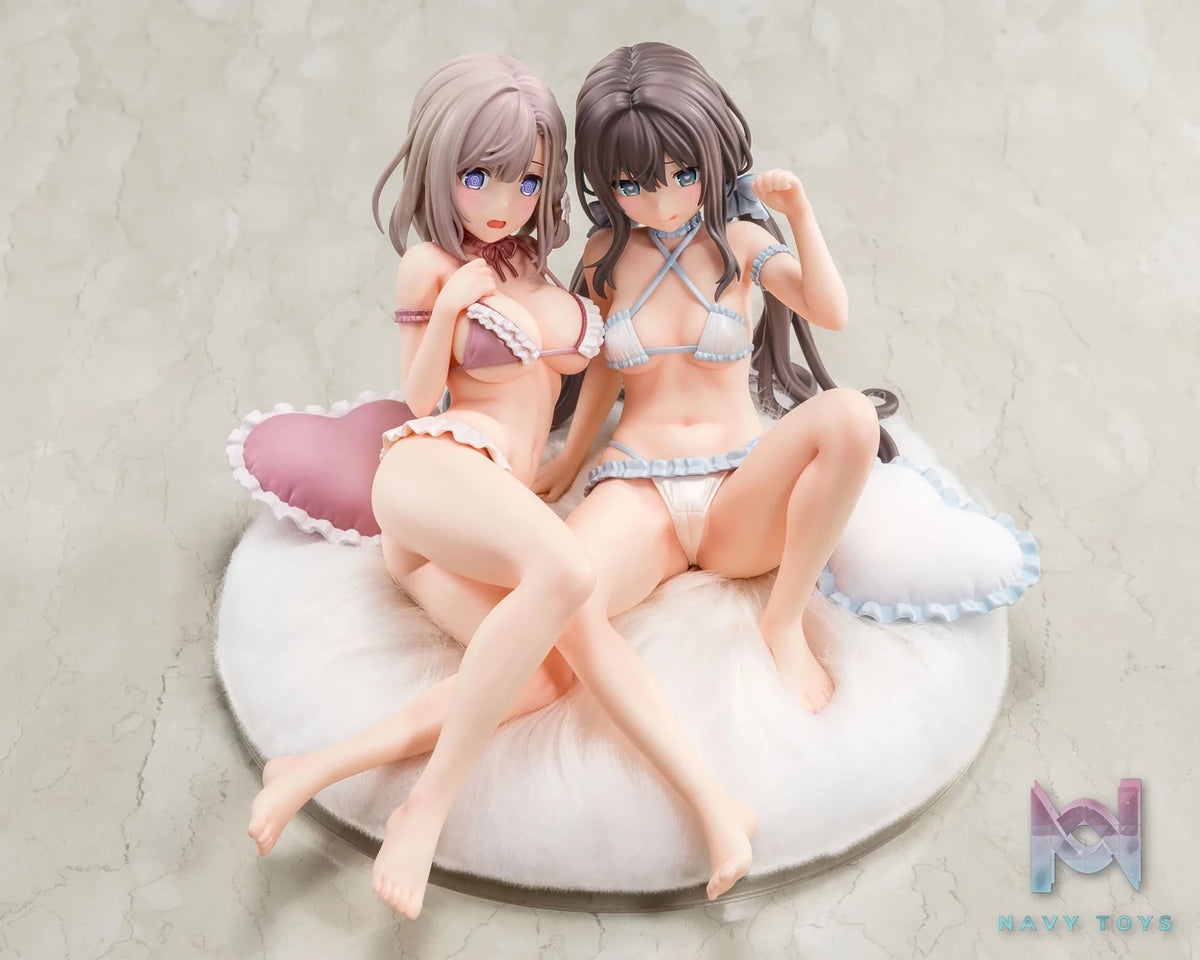 HAKOIRI MUSUME – Hoshimiya Amane & Shimizu Yui illustration by karory (KAROMIX) 1/6 Complete Figure (Licensed)