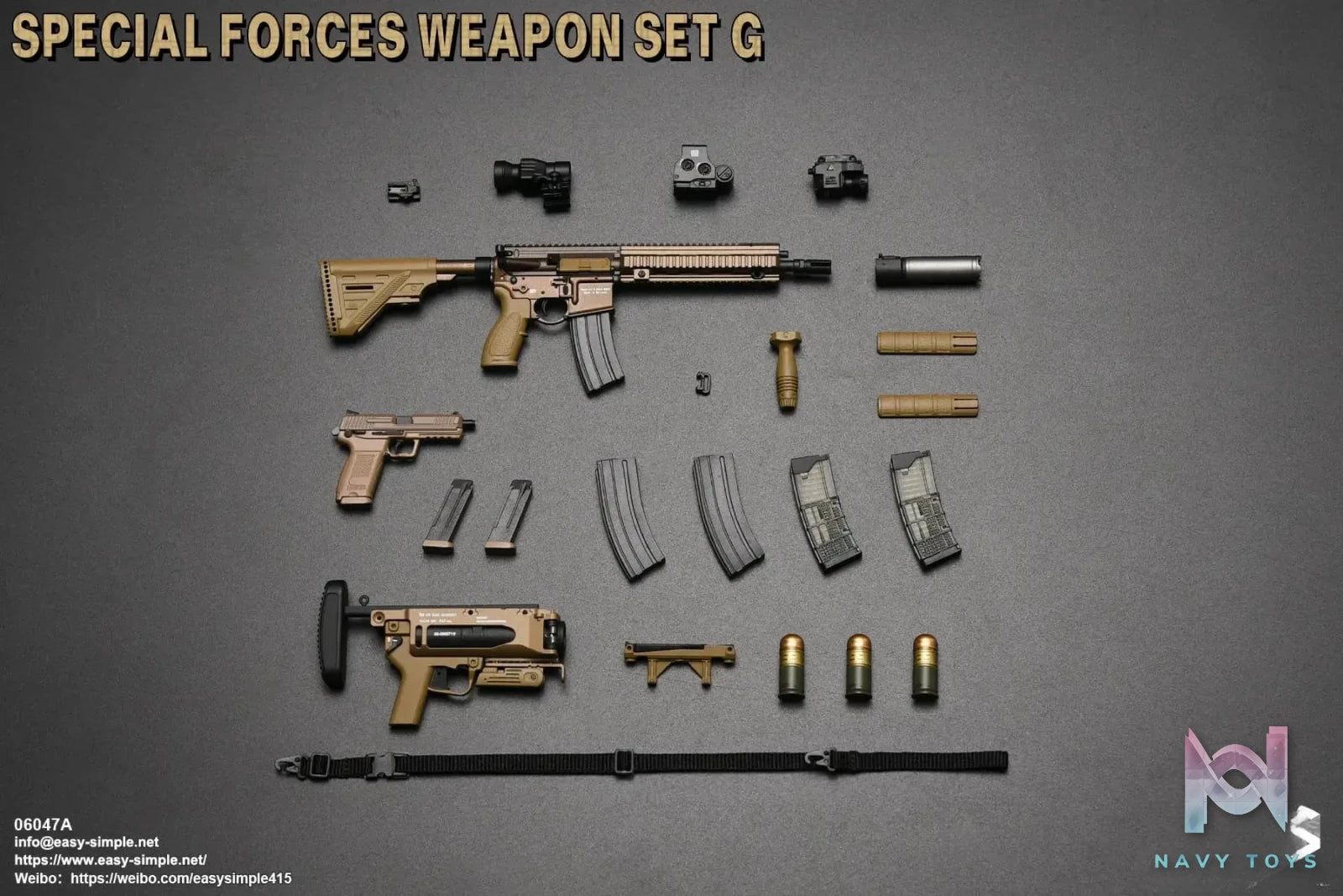 Easy Simple – Special Forces Weapon Set G (Licensed)