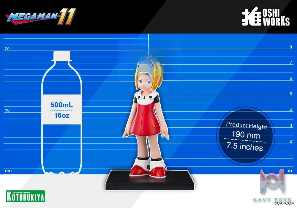 Kotobukiya – OSHI WORKS Mega Man X Roll Complete Figure (Licensed)