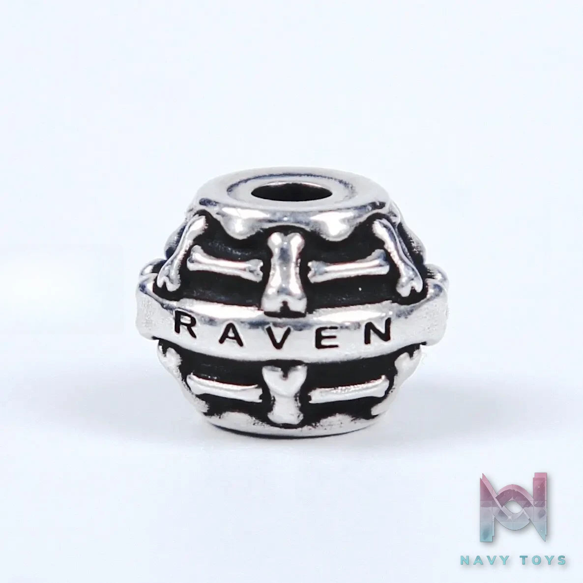 Raven Studio (silver jewelry) – Original Exclusive Spirit Bone Drum Bead Top & Spacer Beads Original