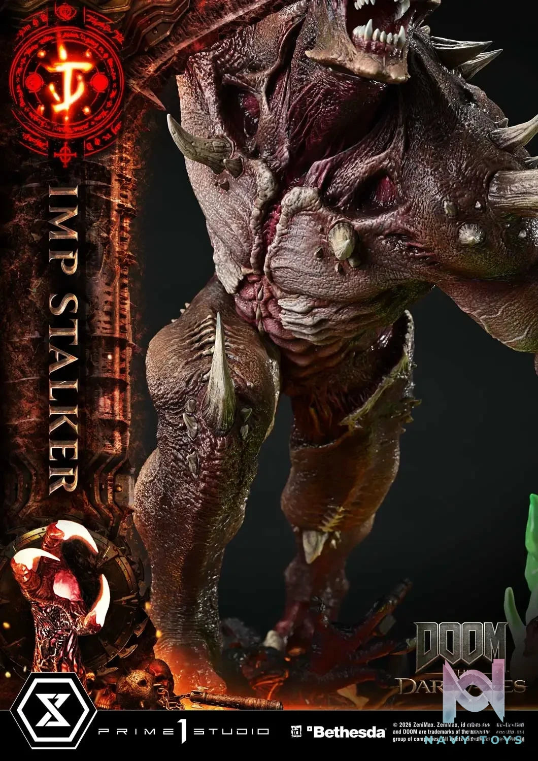 Prime 1 Studio – Ultimate Premium Masterline DOOM: The Dark Ages Imp Stalker UPMDOOM-02 UPMDOOM-02S (Licensed)