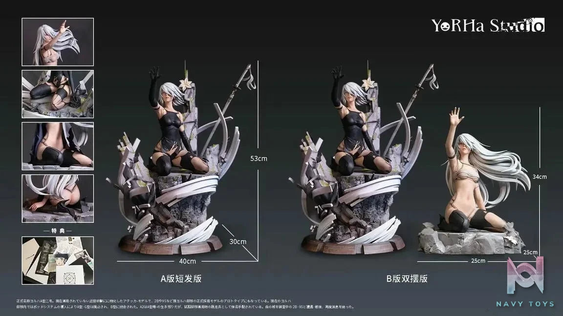 YorHa Studio - NieR:Automata YorHa Observation Report Council of Humanity Chapter 1 Ending C A2 resin statue Navy Toys anime figure