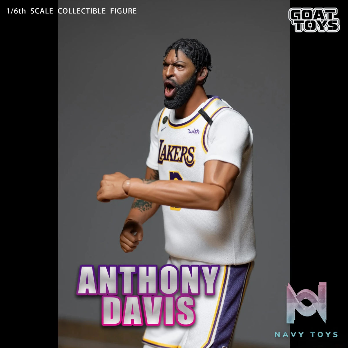 Goat Toys Studio – NBA 1/6 Anthony Davis LAL Championship Set