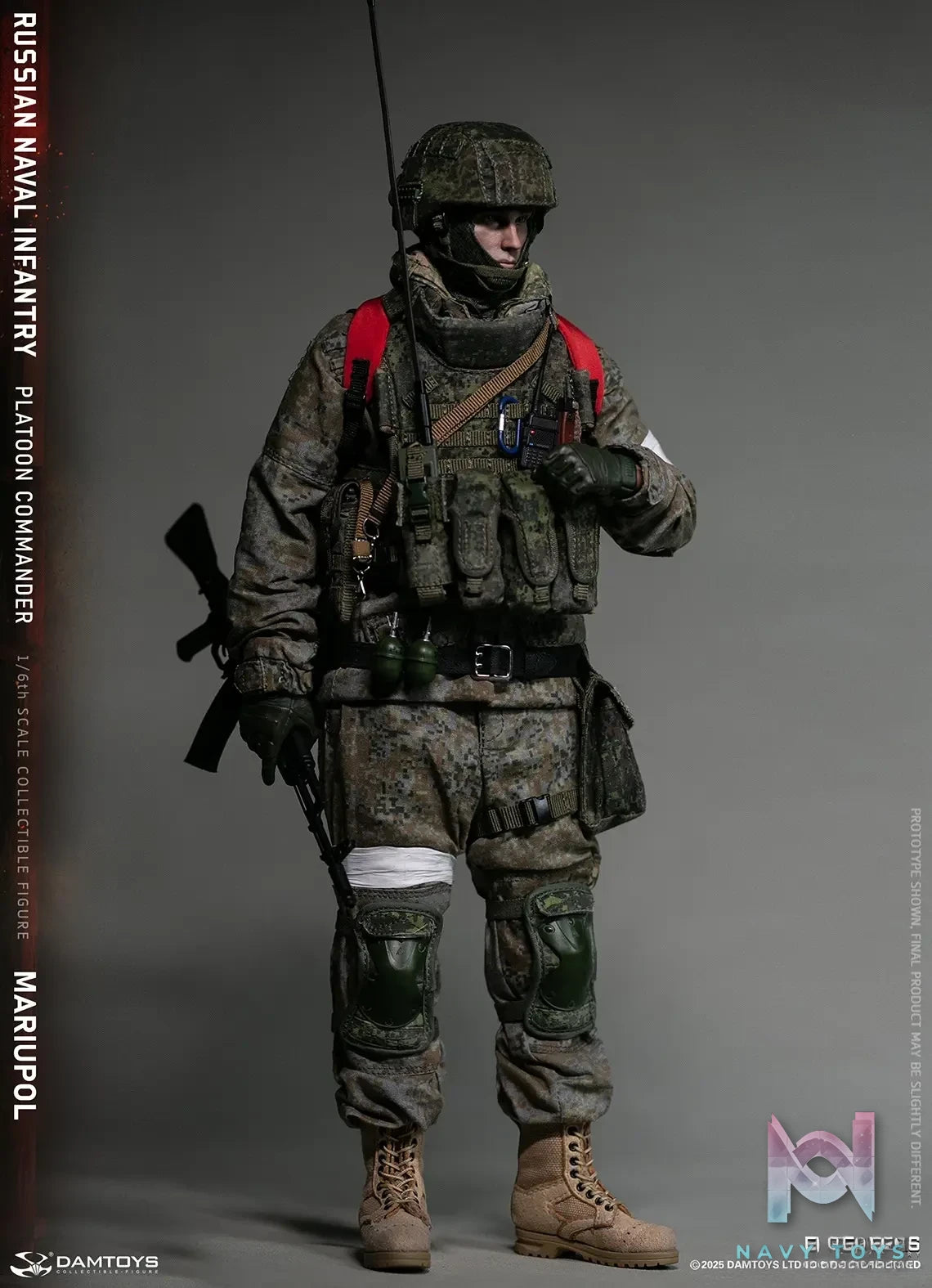 DAMTOYS – 1/6 RUSSIAN NAVAL INFANTRY COMMANDER MARIUPOL NO.78111 (Licensed)