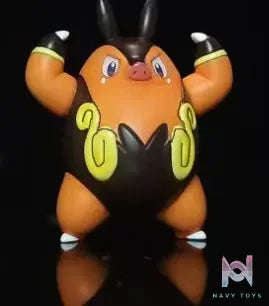 Sugar cube Studio – Pokémon Emboar Evolution Set