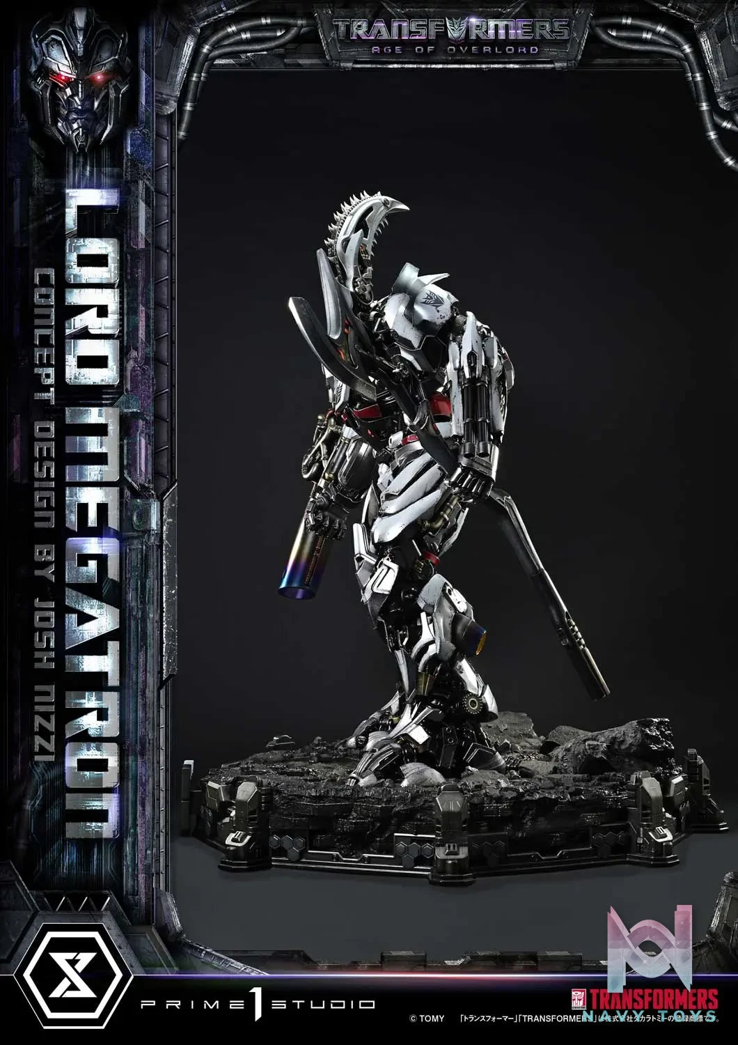 Prime 1 Studio – Museum Masterline Transformers Generations I Megatron Overlord (Design by Josh Nizzi) MMTFM-39 MMTFM-39S (Licensed)