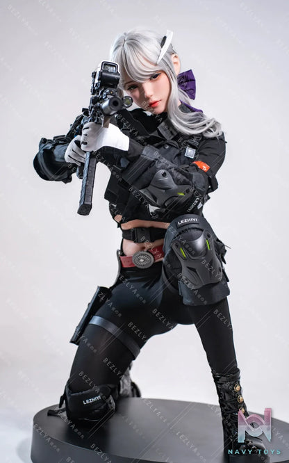 Bezlya – 2.2CF Series 163cm Violet: Bladestorm Hunter 1/1 Scale Silicone Love Doll (Licensed)