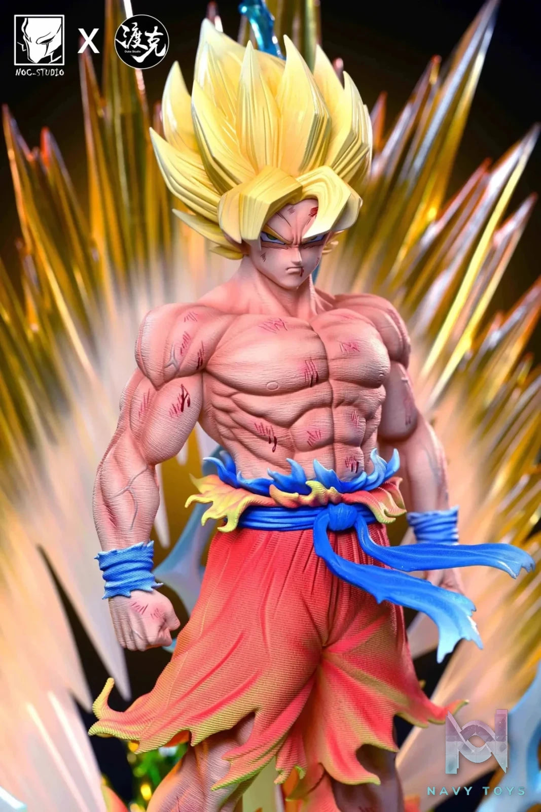 Noc Studio & Du Ke Studio - Dragon Ball Ultra Instinct Goku 2.0 resin statue Navy Toys anime figure