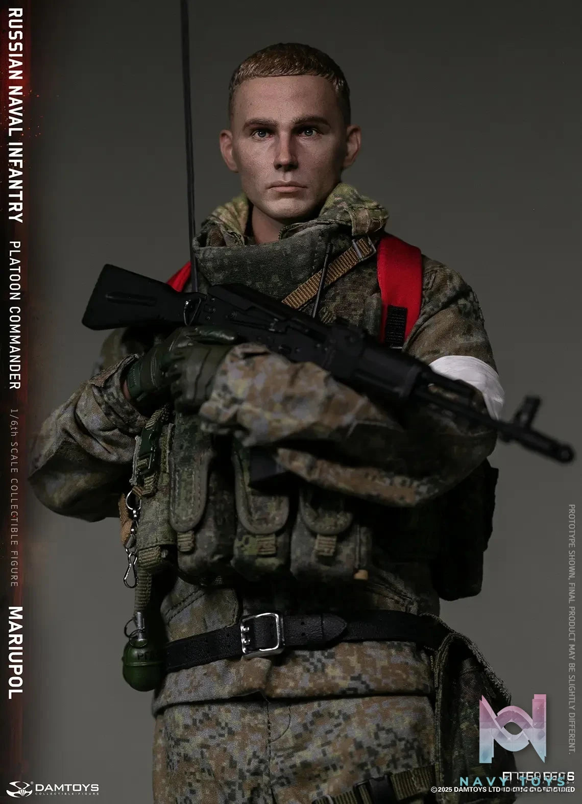 DAMTOYS – 1/6 RUSSIAN NAVAL INFANTRY COMMANDER MARIUPOL NO.78111 (Licensed)