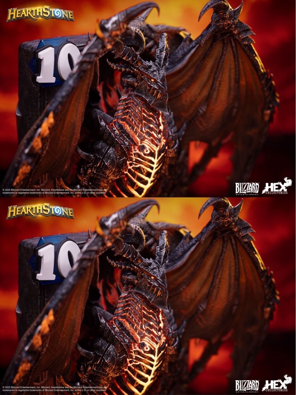 Deathwing Art - Heartstone - Blizzard Entertainment & HEX Collectibles resin statue Blizzard Hearthstone anime figure