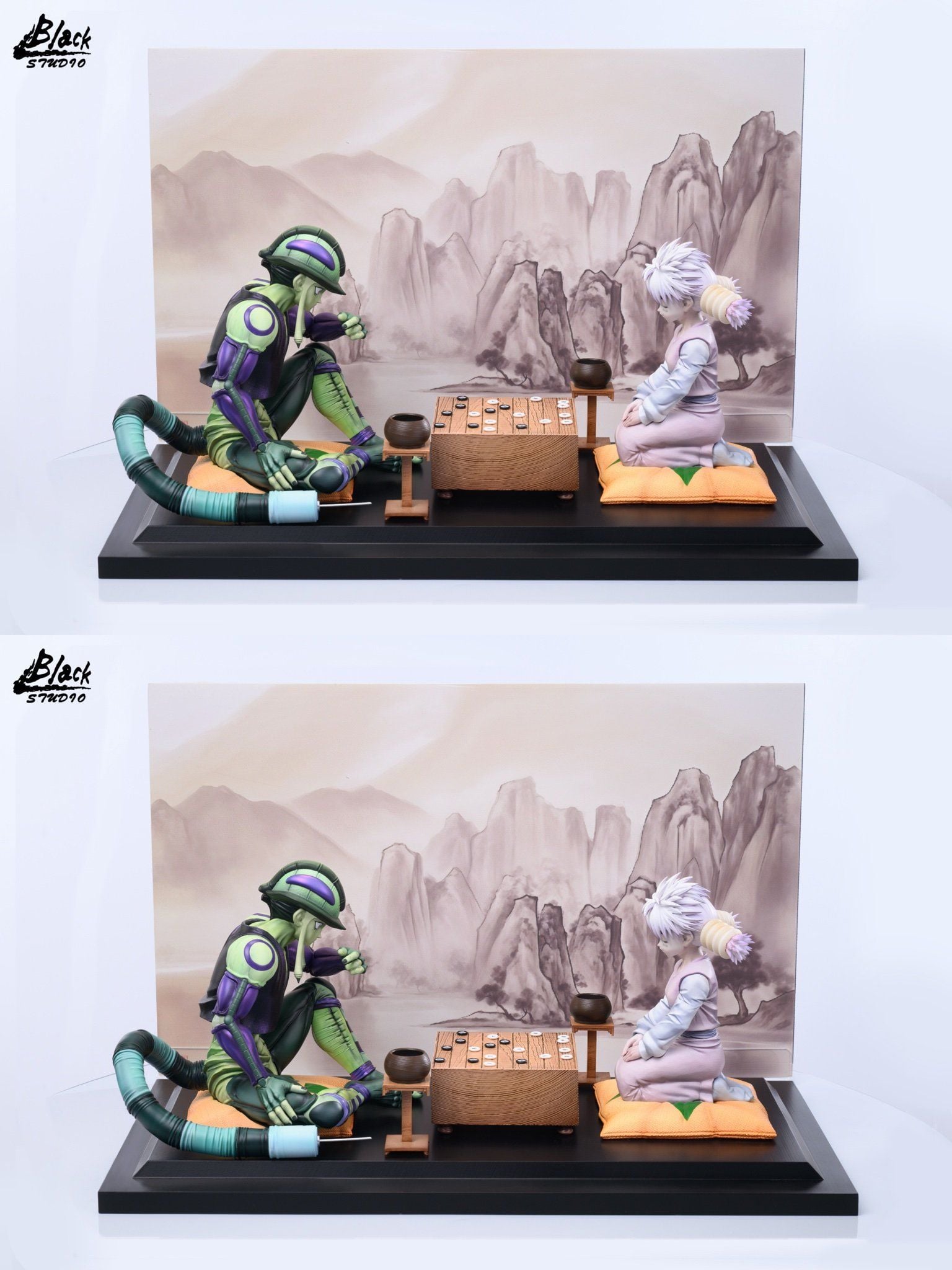 Meruem vs Komugi - Hunter x Hunter - Black Stone Studio resin statue black Stone studio anime figure