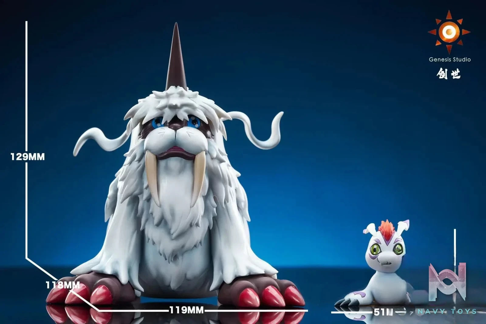 Genesis Studio -Digimon Gomamon & Ikkakumon