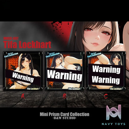 B&W Studio – Mini Prism Card Dark Tifa Lockhart MNSC-007A MNSC-007B MNSC-007C Final Fantasy