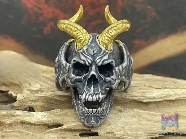 Shou Jiang Studio – Original Design Demon Skull Ring Original