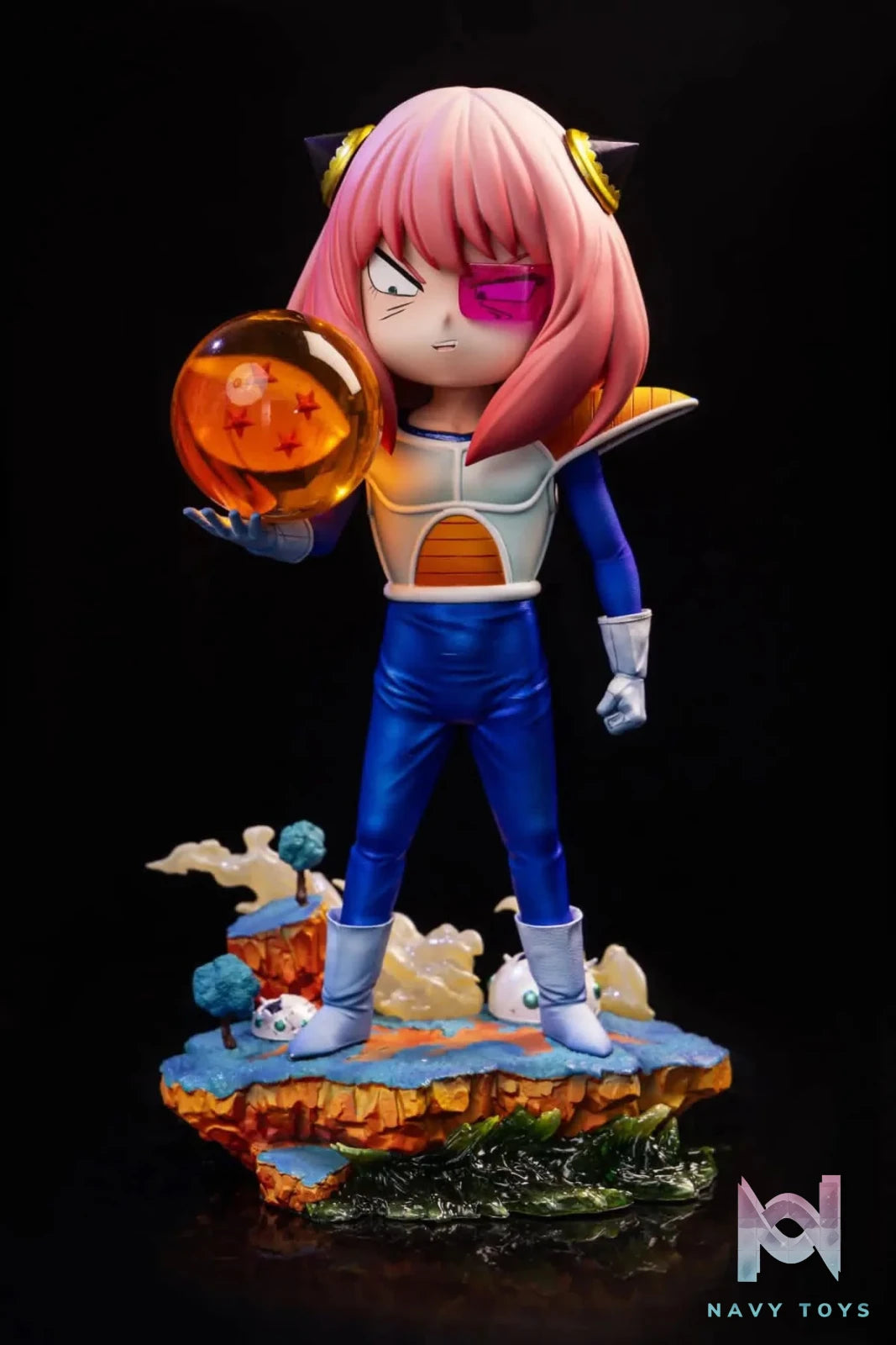 Anya Cosplay Vegeta resin statue Tsu studio anime figure
