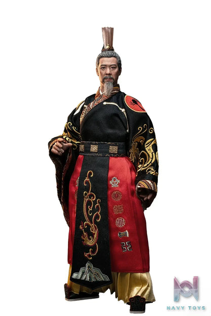 QIANLONG TOYS – Original 1/6th Scale Liu Bei (Embroidered Imperial Edition) Action Figure #QL-002 (Licensed)