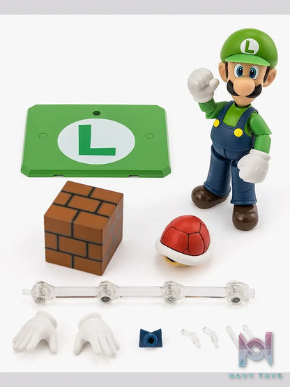 BANDAI SPIRITS – S.H.Figuarts SUPER MARIO Luigi (Licensed)