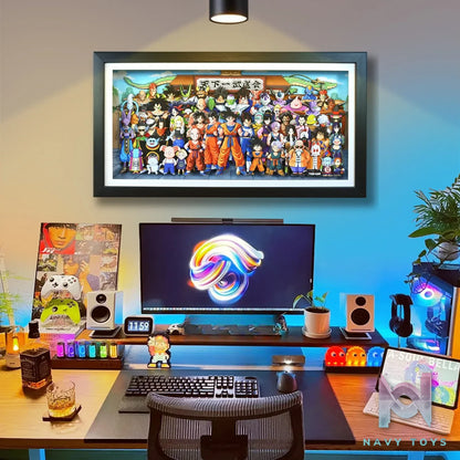 KALA HOME Studio – Dragon Ball Multiple Characters #02 3D Decorative Painting Dragon Ball