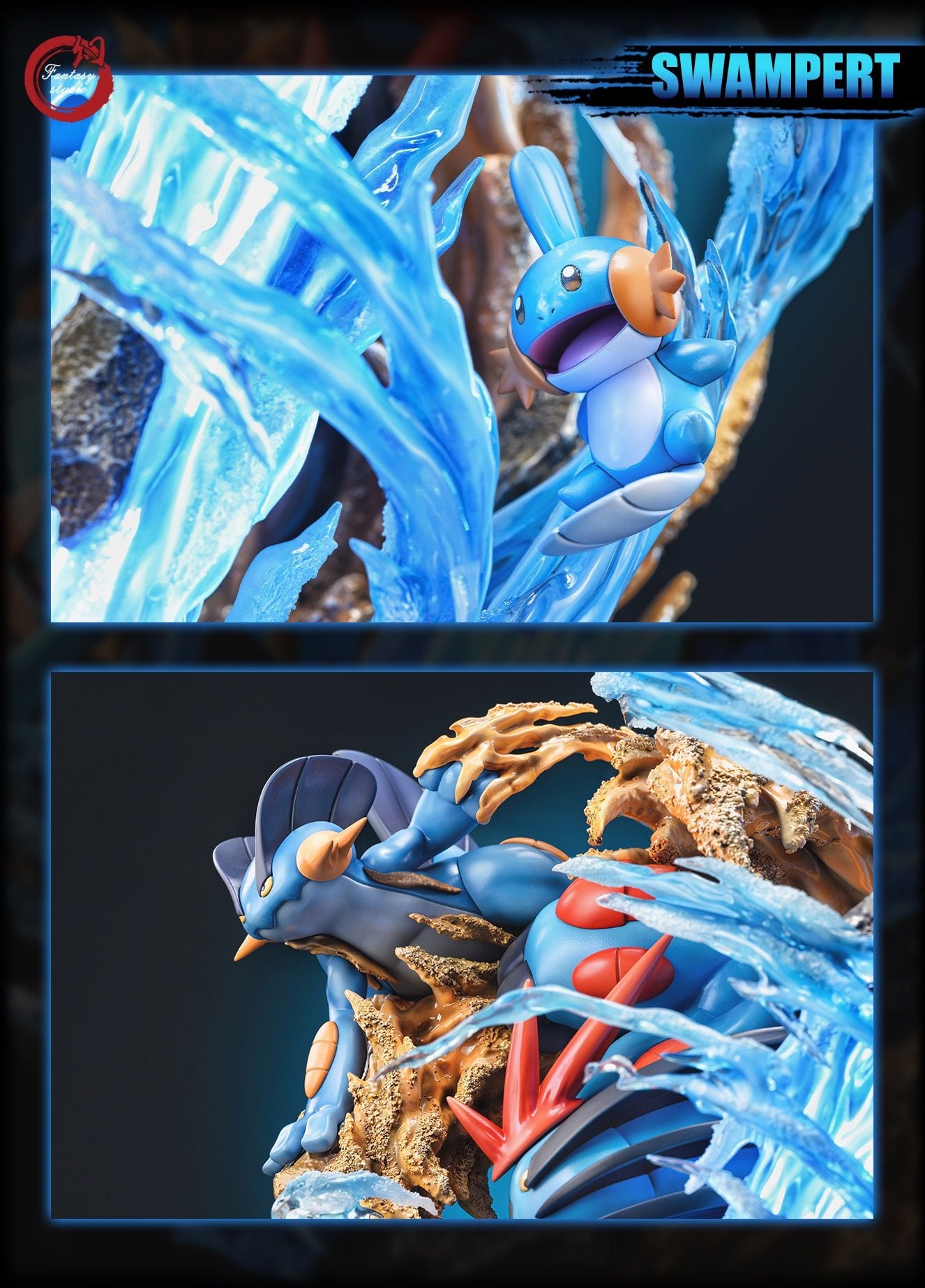 Swampert Family - Pokemon - Fantasy Studio resin statue Fantasy Studio anime figure