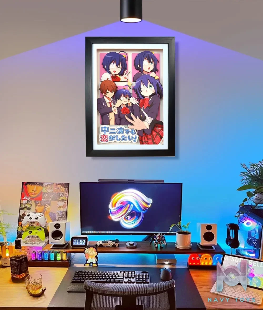 KALA HOME Studio – Takanashi Rikka X Togashi Yuta #02 3D Decorative Painting Love, Chunibyo & Other Delusions!