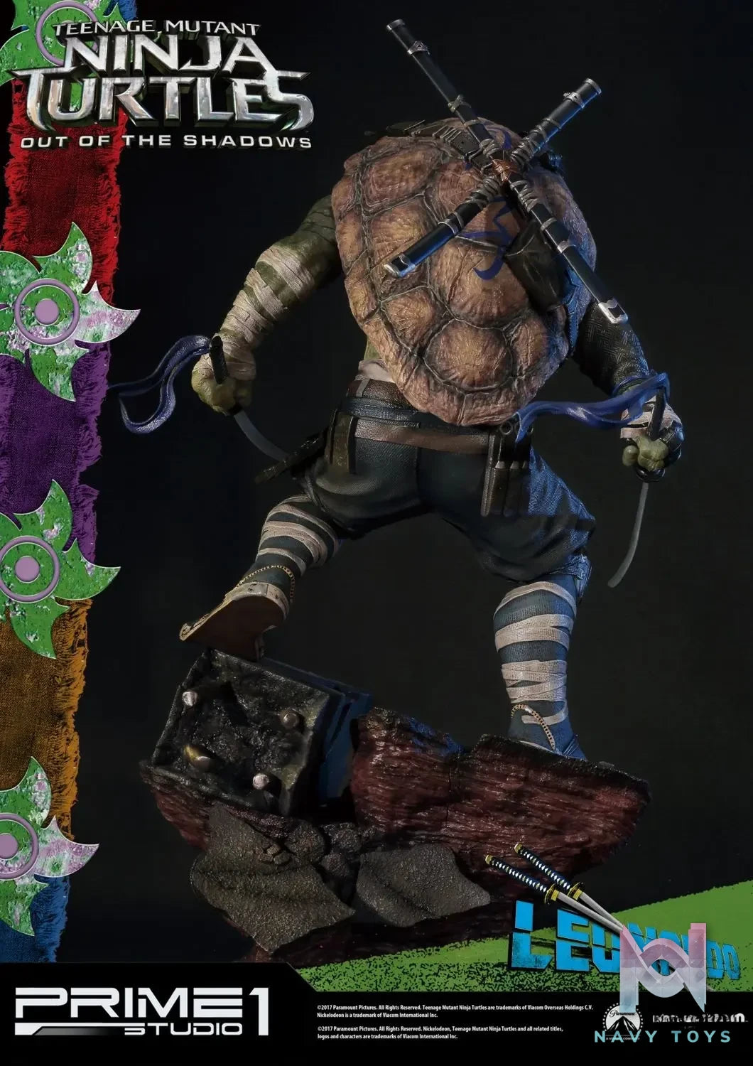 Prime 1 Studio – Premium Masterline Teenage Mutant Ninja Turtles: Out of the Shadows (Film) Leonardo PMTMNT-04 (Licensed)