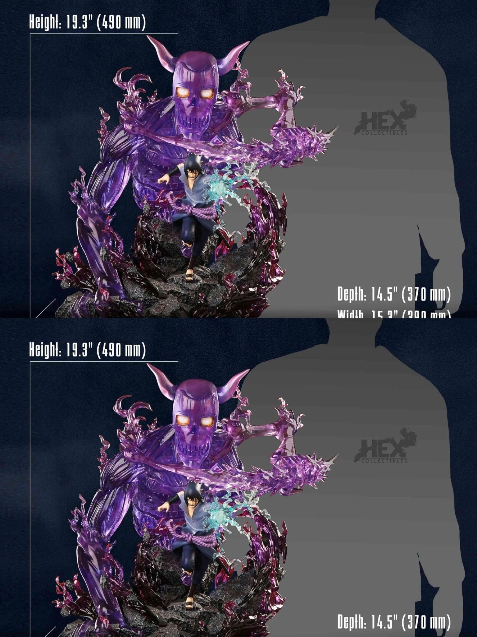 Uchiha Sasuke - Naruto - HEX Studio (AP Version) resin statue Hex collectibles anime figure