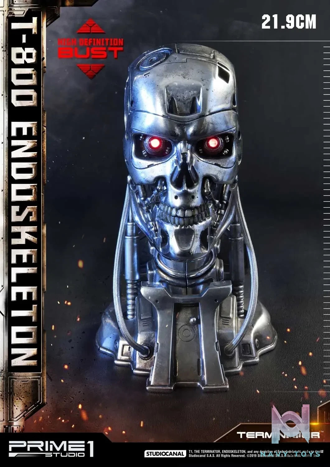 Prime 1 Studio – High Definition Bust The Terminator (Film) T-800 Endoskeleton Head HDBT1-01 (Licensed)