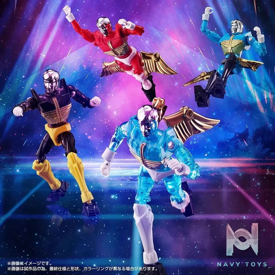 TAKARA TOMY – Microman Microforce Unit-01 4-Figure Action Set (Licensed)
