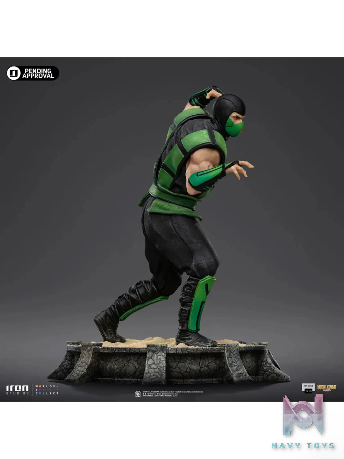 Iron Studio – Mortal Kombat Art Scale 1/10 Statue Reptile (Licensed)