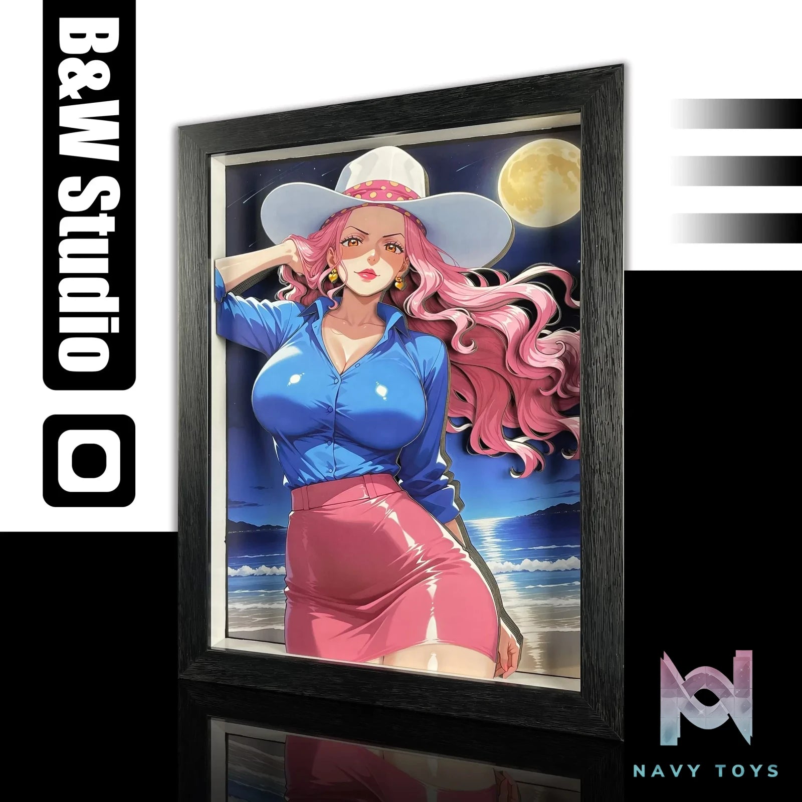 B&W Studio – Charlotte Linlin 3D Decorative Painting One Piece
