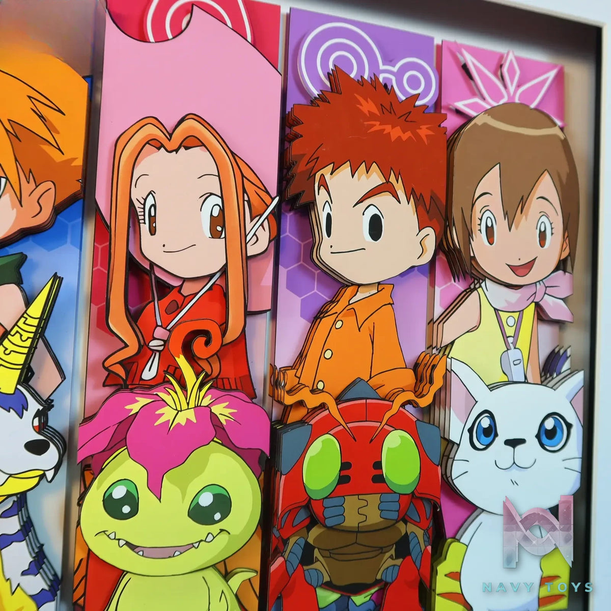 KALA HOME Studio – Digimon Multiple Characters #03 3D Decorative Painting Digimon