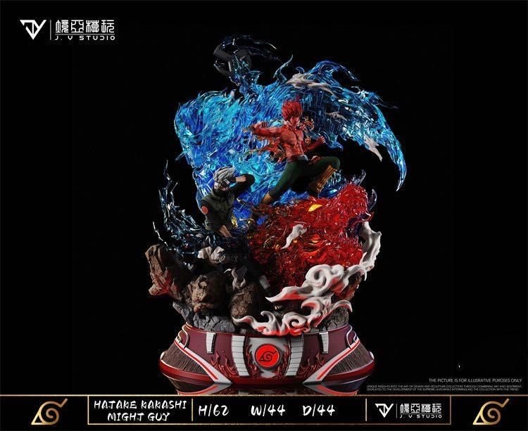 Kakashi x Gai resin statue JY Studio anime figure