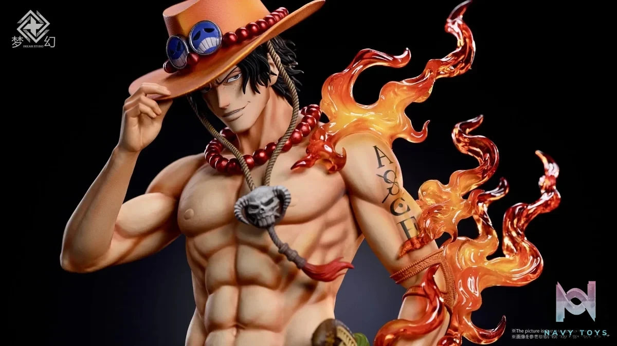 Dream Studio - One Piece Ace's hat - trick debuts resin statue Navy Toys anime figure