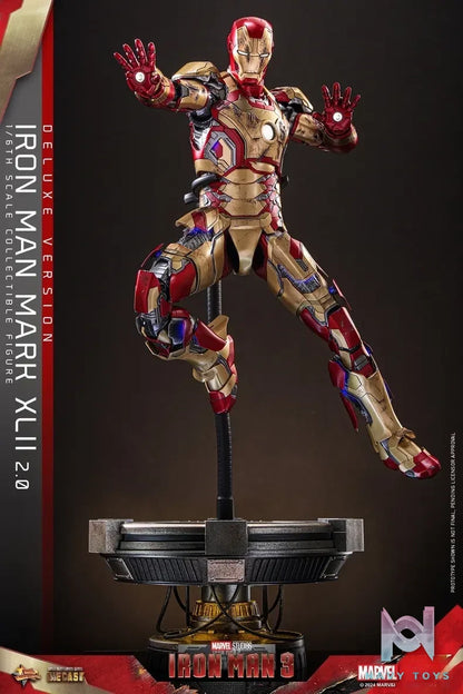 Hottoys Studio – Marvel Iron Man3 Iron Man Mark42 (2.0) MMS758D65 (Licensed)