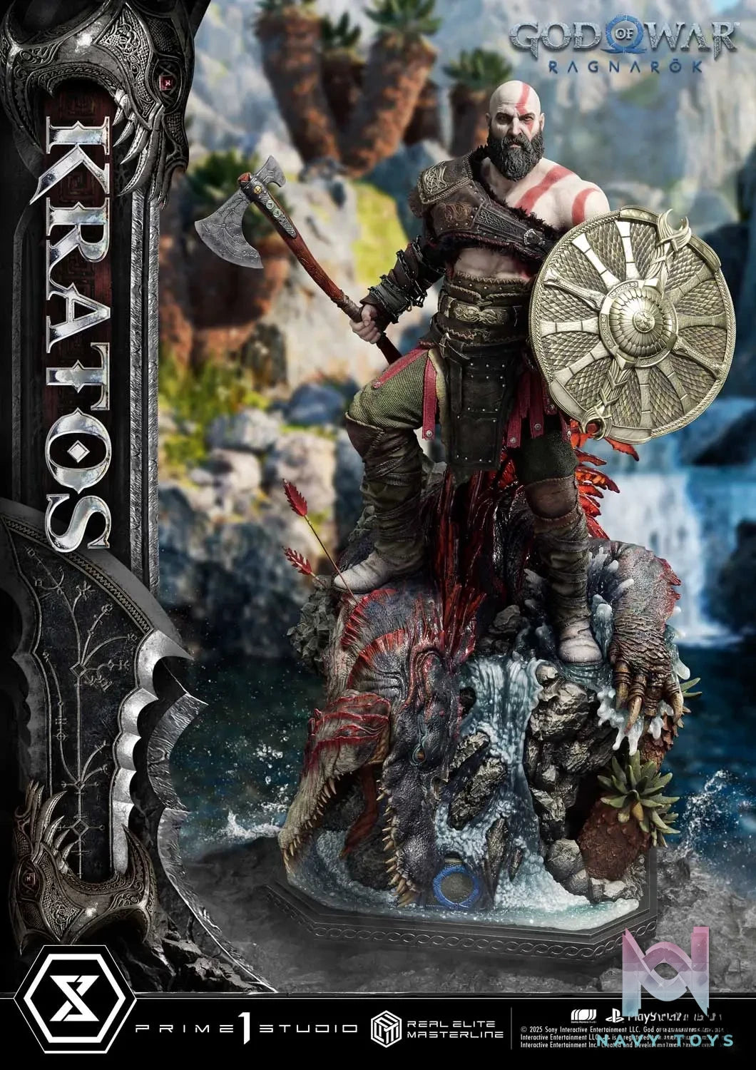 Prime 1 Studio – Real Elite Masterline God of War: Ragnarok Kratos Ultimate Version REMGOW-01 REMGOW-01UT REMGOW-01UTS (Licensed)