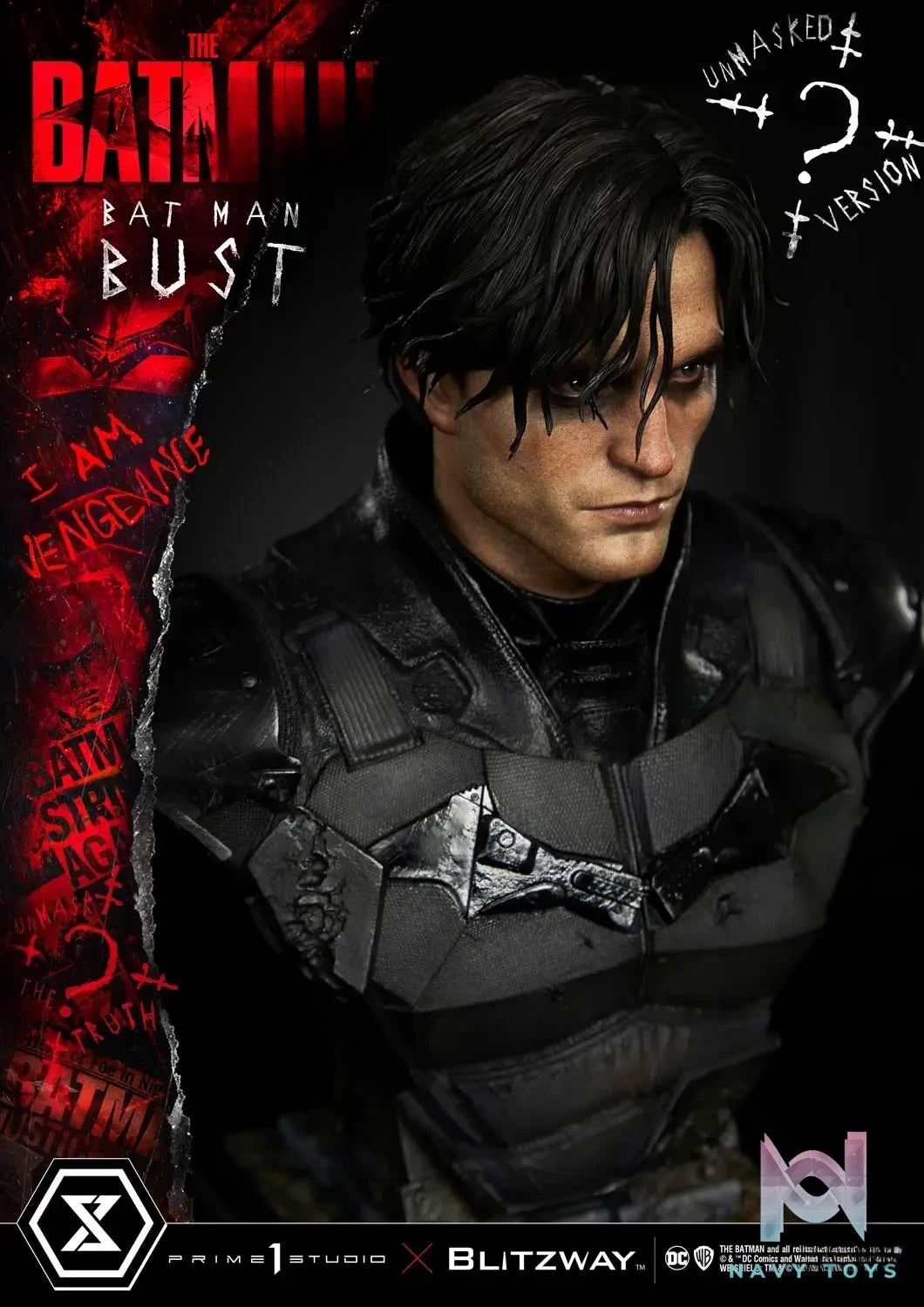 Prime 1 Studio – Premium Bust The Batman (Film) The Batman PBDC-09 PBDC-10 (Licensed)