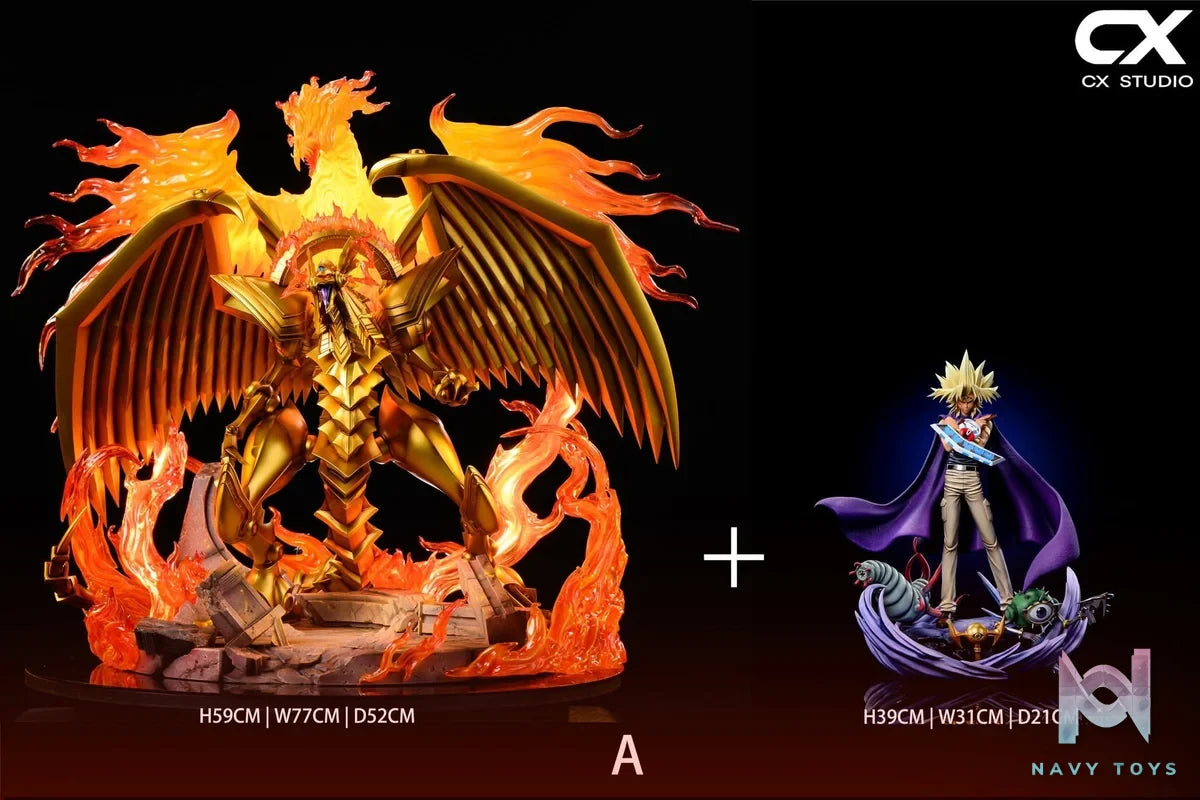 The Winged Dragon of Ra & Marik Ishtar resin statue CX Studio anime figure