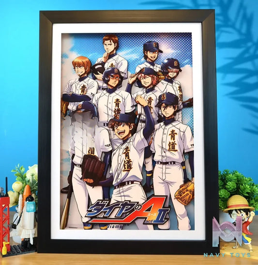 KALA HOME Studio – Ace of Diamond Multiple Characters #01 3Decorative Painting Ace of Diamond