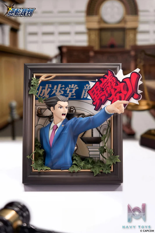 APEX-TOYS – Ace Attorney – Naruhodo Ryuichi X Mitsurugi Reiji – 3D Frame Ver. (Licensed)