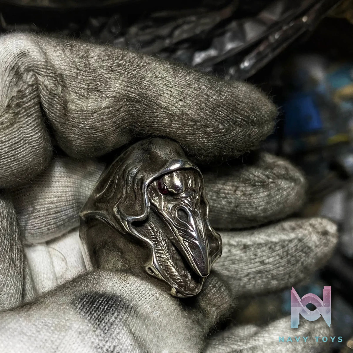 Raven Studio (silver jewelry) – Original “Night Raven Witch” Ring Original