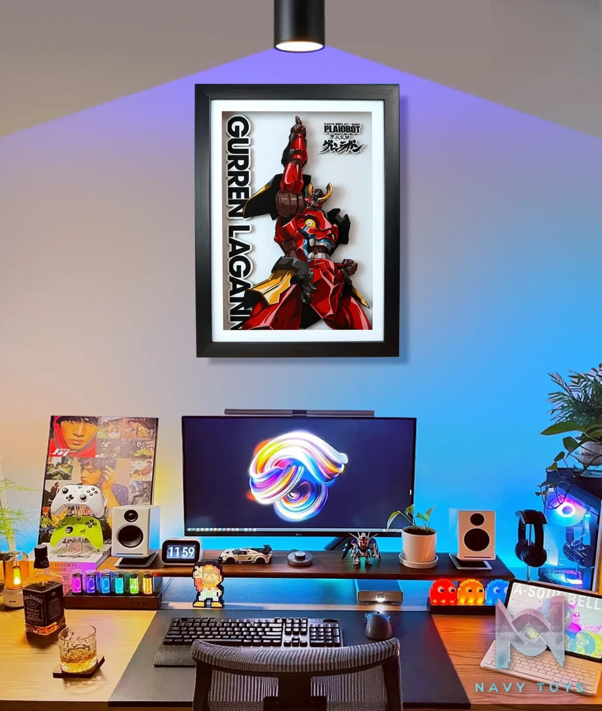 KALA HOME Studio – Gurren Lagann 3D Decorative Painting Tengen Toppa Gurren-Lagann
