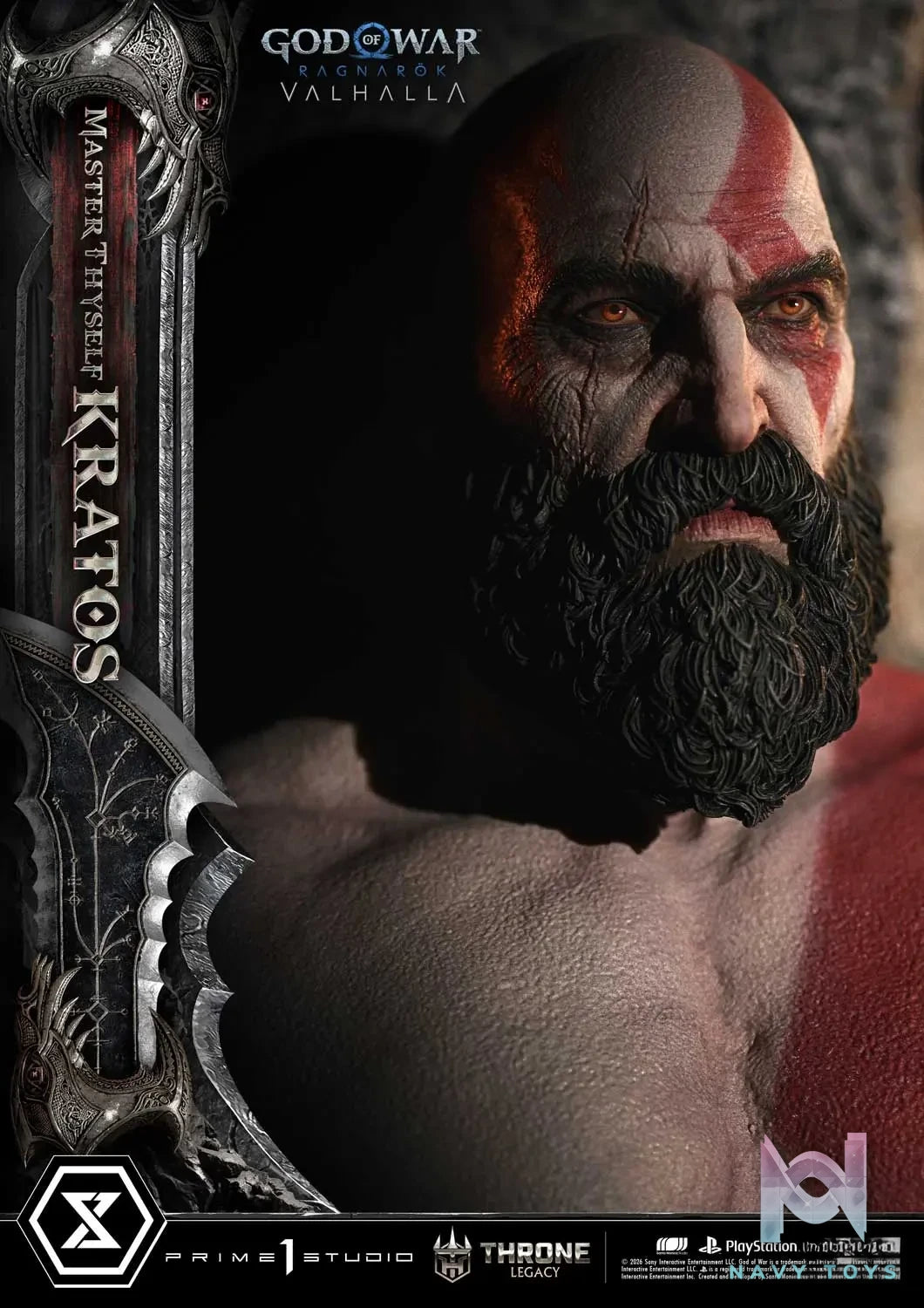 Prime 1 Studio – God of War: Ragnarok Master Thyself Kratos 1/3 Scale Statue TLCGOW-01 TLCGOW-01S (Licensed)