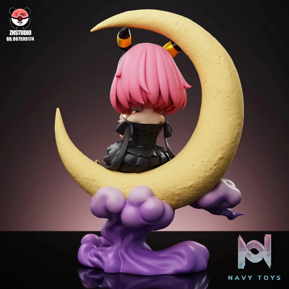ZH Studio - Pokémon Series Anya Forger COS Umbreon Valentine's Day Limited resin statue Navy Toys anime figure