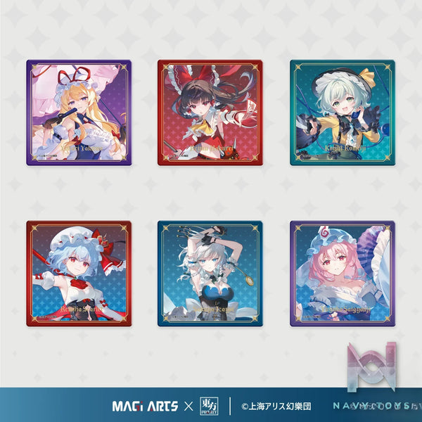 MAGI ARTS – MAGI ARTS × Touhou Project Character Goods Series Vol.1 – Acrylic Coasters Set of 6 (Licensed)