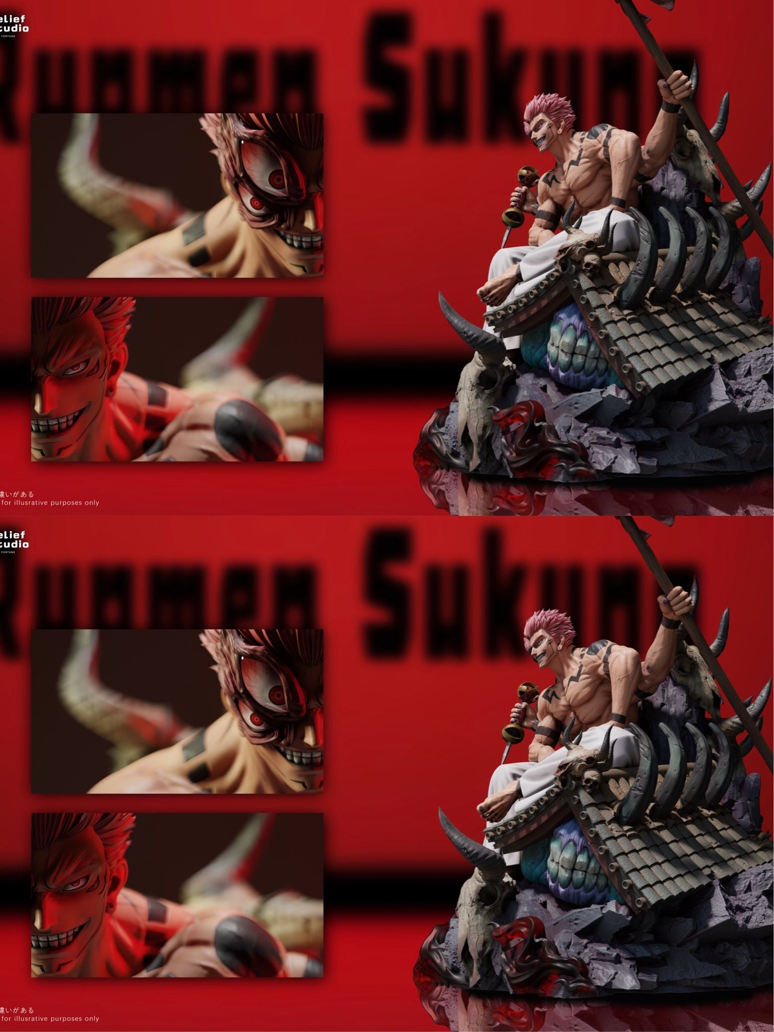 Ryomen Sukuna - Jujutsu Kaisen - Belief Studio resin statue Belief Studio anime figure
