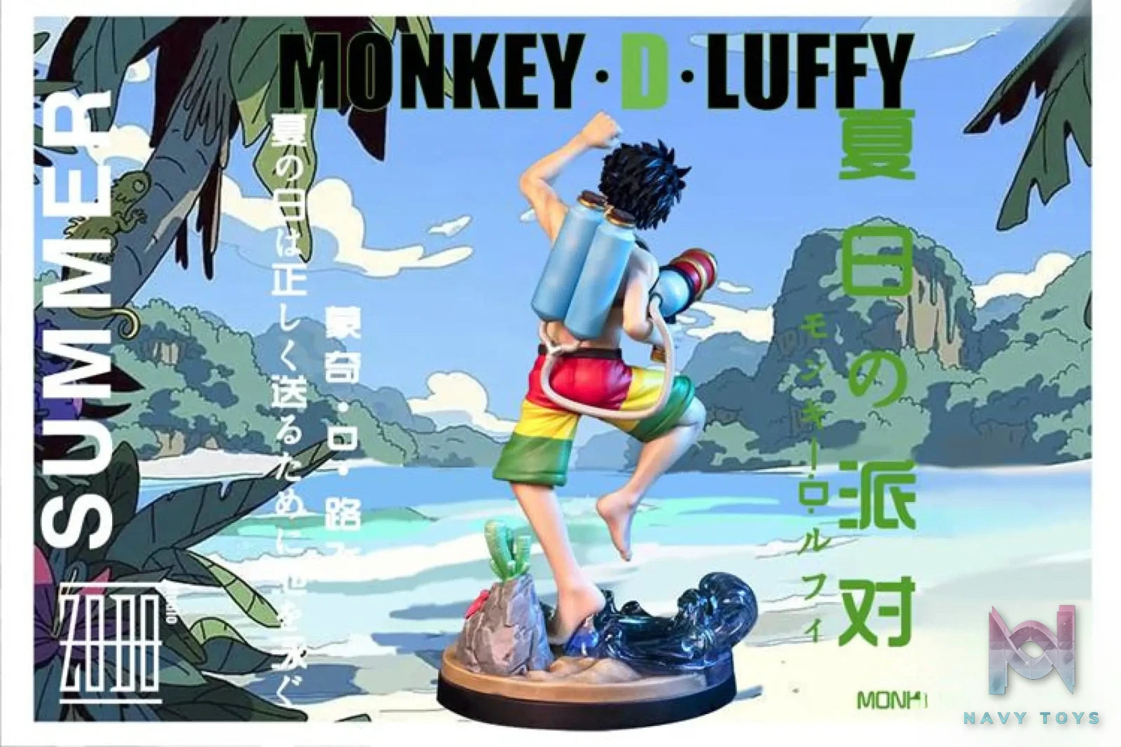 Zodo Studio – One Piece Monkey D Luffy Summer Party Series