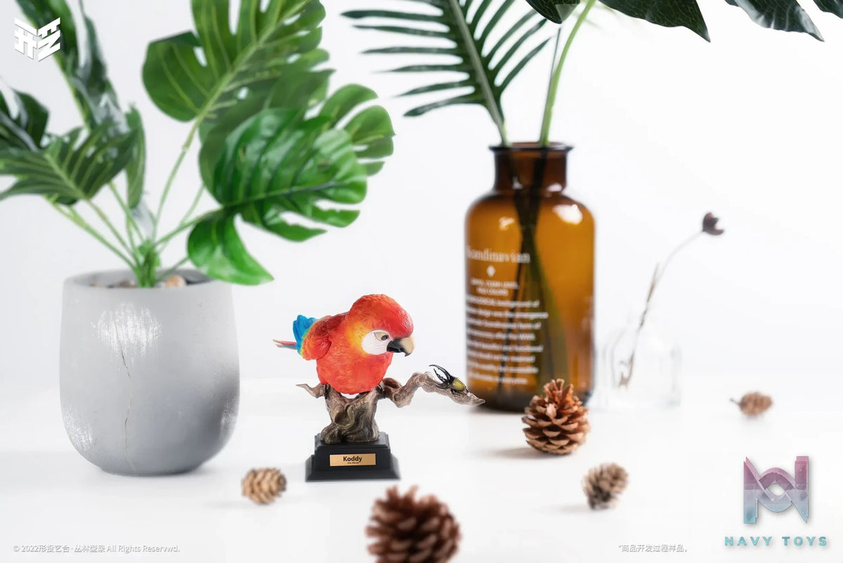 Xing Tou Yi He Studio – Jungle Catalog 002 Ara macao Scarlet Macaw Koddy (Licensed)
